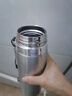 橡暮304不銹鋼保溫杯大容量男女學(xué)生韓版水杯便攜杯子兒童戶(hù)外便攜杯  鋼本色 500ml 曬單實(shí)拍圖