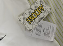 史努比（SNOOPY）兒童長(cháng)袖T恤秋季男童女童上衣   白/黃藍 畫(huà)家努比  100    曬單實(shí)拍圖