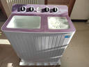 日普（RIPU）半自動(dòng)洗衣機雙缸雙桶洗衣機家用 大容量宿舍租房家用小型波輪洗脫分離 21.5公斤雙缸 | 玻璃蓋板【洗15+脫6.5】 曬單實(shí)拍圖