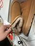 fengyunge雪地靴男冬季加絨加厚皮毛一體情侶款短筒加厚懶人一腳蹬東北棉鞋 W8563卡其 加絨 42 (260mm) 曬單實(shí)拍圖