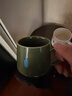 日本限定BlueBottle藍瓶子咖啡杯經(jīng)典復古工藝陶瓷水杯馬克杯男女 藍瓶松針綠340ml 曬單實(shí)拍圖