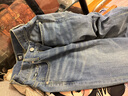 Lee【張凌赫代言】726舒適直筒丹寧復古水洗藍色男牛仔褲休閑潮流 中淺藍 30 (120-130斤可選) 曬單實(shí)拍圖