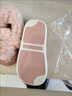 NAOISKEY?腦斯基兒童棉拖鞋女童秋冬可愛(ài)公主嬰幼兒室內包跟棉鞋家居鞋寶寶拖鞋冬 升級版包跟-皮皮球粉色 22 -23碼/內長(cháng)14cm 曬單實(shí)拍圖