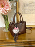 viney包包女包休閑水桶包復古手提斜挎單肩包生日禮物高級感送女友老婆 曬單實(shí)拍圖