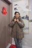 雪中飛高端狐貍毛領(lǐng)媽媽羽絨服女中長(cháng)款2025年冬季新款中老年人女裝外套 砂粒色 2XL 175  建議120-135斤 曬單實(shí)拍圖