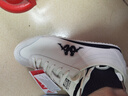 卡帕（Kappa）背靠背官方男鞋德訓鞋透氣輕便軟底運動(dòng)鞋子男 冬日白/黑色 40 曬單實(shí)拍圖