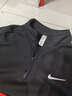 NBA CARES-NIKE運動(dòng)T恤男秋冬立領(lǐng)半拉鏈速干衣男戶(hù)外健身騎行跑步速干T恤 黑色加絨 M （90-110斤） 曬單實(shí)拍圖