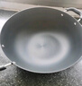蘇泊爾（SUPOR）鑄鐵鍋 鑄鐵雙耳無(wú)涂層深型大口徑炒鍋耐磨炒菜鍋 燃氣電磁爐通用 FC36Y1 雙耳大炒鍋 36cm 曬單實(shí)拍圖