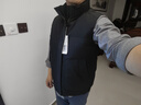 雪中飛2025男士立領(lǐng)羽絨馬甲休閑百搭90絨保暖防寒可外穿無(wú)袖羽絨外套男 黑色 XL 曬單實(shí)拍圖
