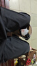 頭號青年休閑褲男秋冬季新品男裝寬松加大碼高級垂感直筒西裝褲子 黑 6XL  曬單實(shí)拍圖