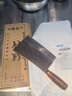 雙獅九江刀斬骨彎刀砍剁骨刀剁肉不銹鋼鍛打刀具木柄燒臘刀加厚廚師 2#不銹鋼九江刀 曬單實(shí)拍圖