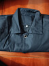 斷碼特價(jià)男士夾克衫中老年春秋休閑寬松高檔夾克外套爸爸裝 藍色紐扣薄款G04【春秋款】 185【150-160斤】 曬單實(shí)拍圖