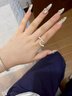 DAVA奧特萊斯清倉特價(jià)18K金珍珠微鑲戒指活口簡(jiǎn)約氣質(zhì)手環(huán)手飾女配飾 309珍珠微鑲戒指 曬單實(shí)拍圖