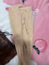 莫代爾無(wú)痕保暖內衣女含羊絨蠶絲磨絨時(shí)尚秋衣秋褲女士套裝打底衣膚色M 曬單實(shí)拍圖