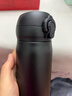 膳魔師（THERMOS）新款日本進(jìn)口水杯保溫杯JNL-506/505/502男女超輕便攜水杯 500ml磨砂黑NL505 曬單實(shí)拍圖