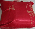 南極人（Nanjiren）大紅色新娘結婚被子婚禮喜被大豆纖維雙喜被子陪嫁送禮被芯結婚 喜結良緣【喜迎門(mén)】 200*230cm  4斤【配高檔手提包】 曬單實(shí)拍圖