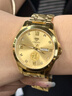 威寶龍瑞士認證品牌男士手表進(jìn)口機芯全自動(dòng)機械表黃金浮雕真鉆男款腕表 WEiBAOLONG-3805-間金白面 曬單實(shí)拍圖