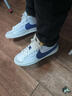 新款純原blazer Low開(kāi)拓者板鞋帶男女大勾低幫百搭情侶休閑運動(dòng)鞋 NK白寶藍 45 曬單實(shí)拍圖