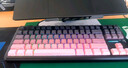 邁從（MCHOSE）G87 V2/K87S旋鈕無(wú)線(xiàn)機械鍵盤(pán)電競游戲客制化有線(xiàn)/藍牙三模gasket結構全鍵熱插拔辦公 G87 黑莓粉漸變側刻 快金軸V2 曬單實(shí)拍圖
