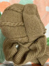 帽子圍巾一體加厚風(fēng)雪帽秋冬新款加絨毛線(xiàn)編織女保暖網(wǎng)紅帽 卡其色（帽子圍巾加絨） 均碼 曬單實(shí)拍圖