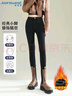 真維斯（Jeanswest）牛仔褲女士2025冬季高腰顯瘦加絨褲女修身鉛筆小腳褲子黑色加絨28 曬單實(shí)拍圖