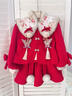 玫初莎女童拜年服冬裝新年衣服中國風(fēng)兒童過(guò)年喜慶漢服唐裝寶寶周歲禮服 XTT513【紅色】 90 【建議身高80cm左右】 曬單實(shí)拍圖