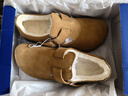 BIRKENSTOCK勃肯德國進(jìn)口男女款絨面保暖London Shearling毛毛鞋 棕色窄版1014963 40 曬單實(shí)拍圖