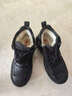 強人頭層牛皮戶(hù)外運動(dòng)男鞋羊毛保暖冬季雪地棉鞋 JD093CE 黑色 42 曬單實(shí)拍圖