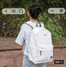 李寧雙肩包男士背包大容量時(shí)尚休閑旅行包電腦包高中大學(xué)生初中書(shū)包 曬單實(shí)拍圖