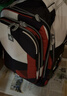 NEW TILAMI特大容量拉桿書(shū)包初中生7-12年級高中生20吋55L成人多功能一體包 【8月新款】黑紅棱界-可爬樓-初高中課本多用 曬單實(shí)拍圖