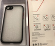 暴走 適用蘋(píng)果se2/7/8手機殼iPhoneSE2/7/8保護套鏡頭全包防摔防指紋魔方硅膠直邊撞色透明磨砂黑 曬單實(shí)拍圖