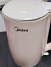 美的（Midea）電熱水壺電水壺燒水壺雙層防燙 0涂層 食品級304不銹鋼1500W快速沸騰1.7L大容量 HJ1705 曬單實(shí)拍圖