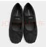 CHARLES&KEITH25冬新品平底蝴蝶結瑪麗珍鞋芭蕾舞鞋新年禮物送女友CK1-70920211 BLACK TEXTURED黑色紋理 38 （245） 曬單實(shí)拍圖