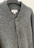 鱷魚(yú)法國男裝25秋季新款時(shí)尚百搭羊毛針織衫開(kāi)衫外套|AH5170 深灰色 M 曬單實(shí)拍圖