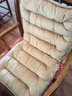 云皎坐墊靠背一體加厚辦公室久坐屁墊學(xué)生宿舍椅子坐墊靠墊冬季餐椅墊 超柔絨泡泡款-米色 45cm*90cm 【標準辦公椅】 曬單實(shí)拍圖