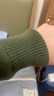 LOVER RUCCI100%純棉針織衫圓領(lǐng)寬松內搭打底衫女春秋新款簡(jiǎn)約百搭全棉線(xiàn)毛衣 綠色 2XL 曬單實(shí)拍圖
