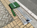 新特麗 便攜式伸縮阻車(chē)路障【京倉速達】阻車(chē)器免安裝 阻車(chē)釘道路防暴反恐維穩 7米手動(dòng)不銹鋼款軍綠色 曬單實(shí)拍圖