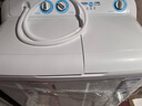 海爾（Haier）雙桶洗衣機半自動(dòng) 家用大件洗 12公斤大容量 一級能效省水電 以舊換新 雙缸 原廠(chǎng)品質(zhì)XPB120-81D2 曬單實(shí)拍圖