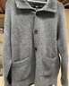優(yōu)衣庫男女裝souffle?yarn舒芙蕾針織開(kāi)衫/毛衣毛衫25新款480023 08 深灰色 S 曬單實(shí)拍圖