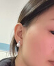 伊燦戴妃款微鑲水鉆仿珍珠耳釘精致高級感耳環(huán)2025年新款爆款耳夾耳飾 白色微鑲水鉆珍珠耳釘 曬單實(shí)拍圖