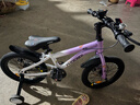 鳳凰兒童自行車(chē)兒童山地學(xué)生車(chē)小孩單車(chē)帶輔助輪3-6-10-12歲小中大童 烏梅紫丨單速輻條輪+雙碟剎+禮包 16寸 曬單實(shí)拍圖