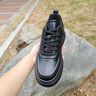 奧康高幫休閑板鞋男2026春季新款中幫工裝馬丁靴子男厚底增高運動(dòng)鞋 墨玉黑 41 曬單實(shí)拍圖