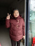 唐致中老年羽絨服女短款新中式媽媽冬季外套60歲老人奶奶太太加厚冬裝 【新國標90絨】安可拉紅 3XL 【建議121-135斤】送運費險 曬單實(shí)拍圖
