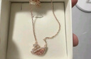 施華洛世奇（SWAROVSKI）新年禮物Swan天鵝項鏈女吊墜輕奢送女友女 鍍玫瑰金色5469989 曬單實(shí)拍圖