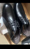 北歐圖（BEIOUTU）皮鞋男士系帶商務(wù)正裝鞋英倫舒適職場(chǎng)通勤皮鞋子男 178 黑色 43 曬單實(shí)拍圖