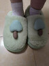 ECAC孕婦棉拖鞋女士冬季包跟2025新款厚底保暖加絨毛毛月子棉鞋女外穿 綠色 【店長(cháng)推薦-孕媽媽必備】 38 -39（適合37-38的腳） 曬單實(shí)拍圖
