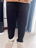 俞兆林（YUZHAOLIN）老年人加絨褲子女?huà)寢専粜窘q棉褲冬季外穿老年人女褲老太太奶奶褲 黑色-加絨冬款 XL  推|薦80-105斤 曬單實(shí)拍圖