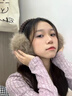 鹿珊伍耳罩女款可愛(ài)毛絨冬季可折疊保暖棕咖色耳捂子東北防凍護耳套耳包 毛絨耳罩【咖色】 曬單實(shí)拍圖