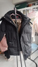 雅鹿羽絨服女中長(cháng)款加厚修身冬季2025新款中年媽媽極寒防風(fēng)保暖外套女 黑色 【修身加厚保暖】 M 【建議115-125斤以?xún)取?曬單實(shí)拍圖