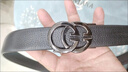古馳適用于原版替換愛(ài)男馬仕皮帶H扣頭平滑扣褲腰帶頭卡扣配件單 酷奇平滑扣/板扣黑3.5cm 曬單實(shí)拍圖